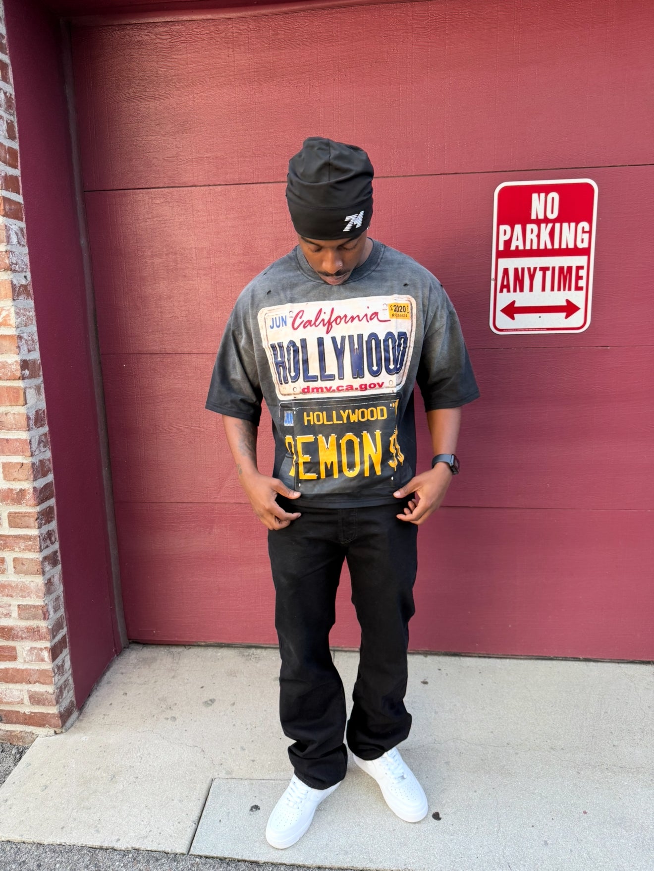 BLACK LICENSE TEE