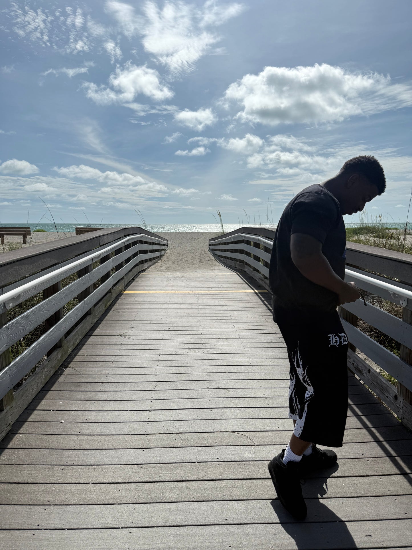 Fast Life Black Washed Sweatshorts