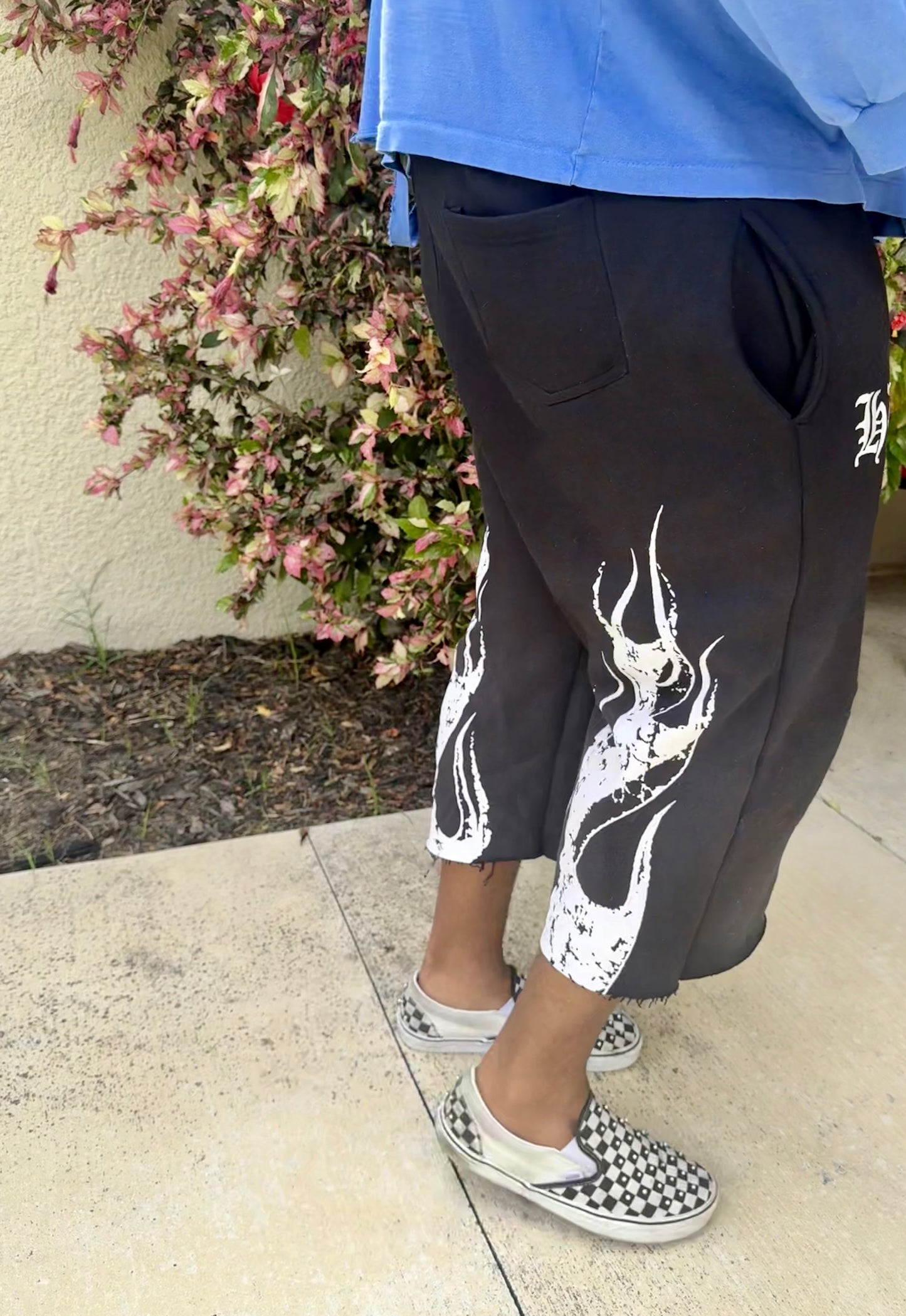 Fast Life Black Washed Sweatshorts