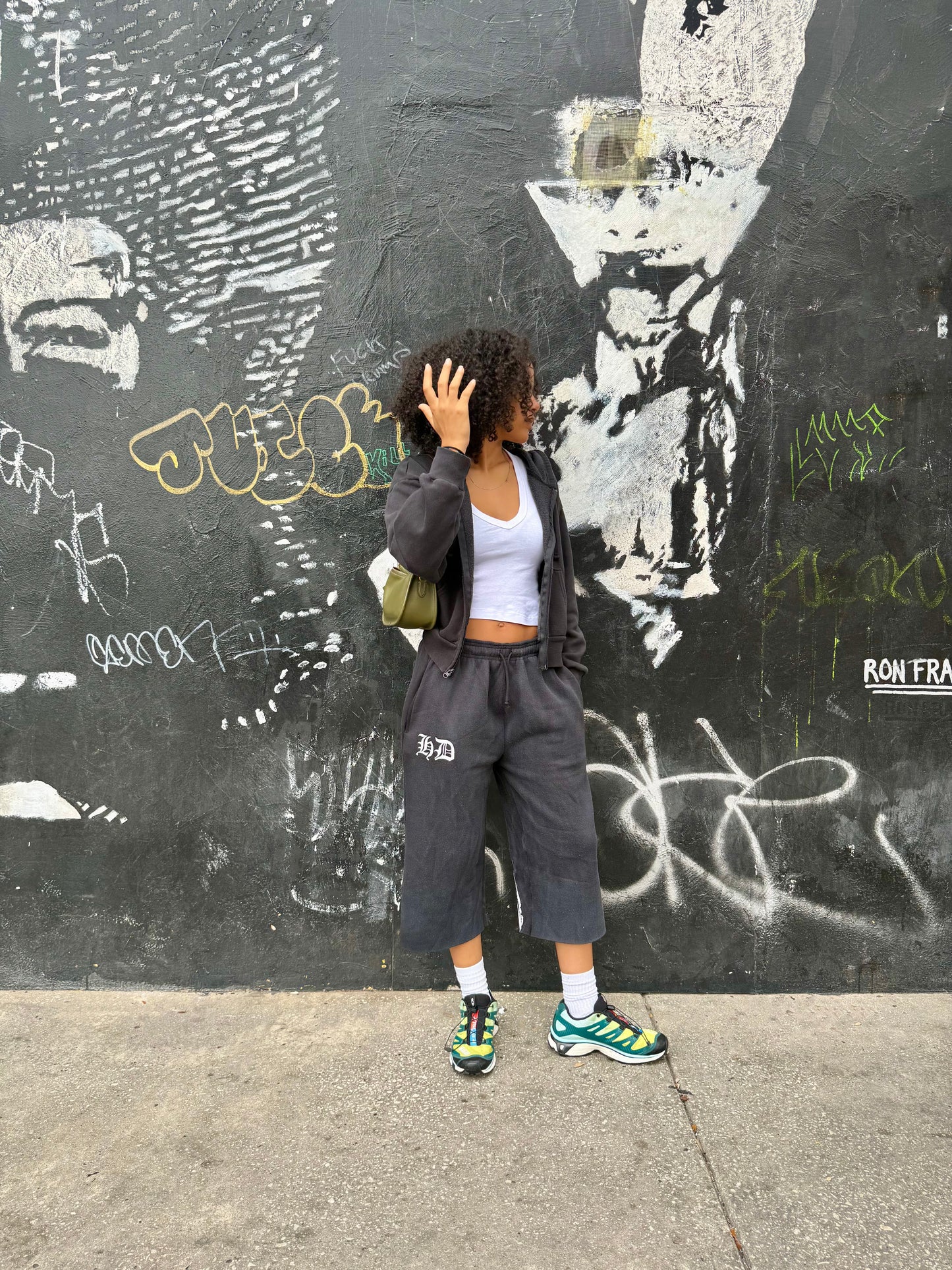 Fast Life Black Washed Sweatshorts