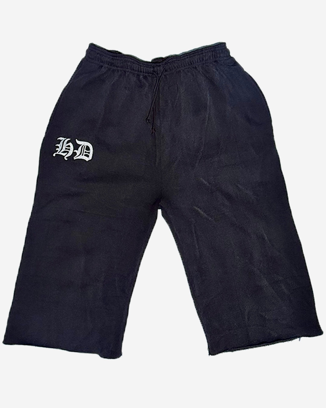 Fast Life Black Washed Sweatshorts