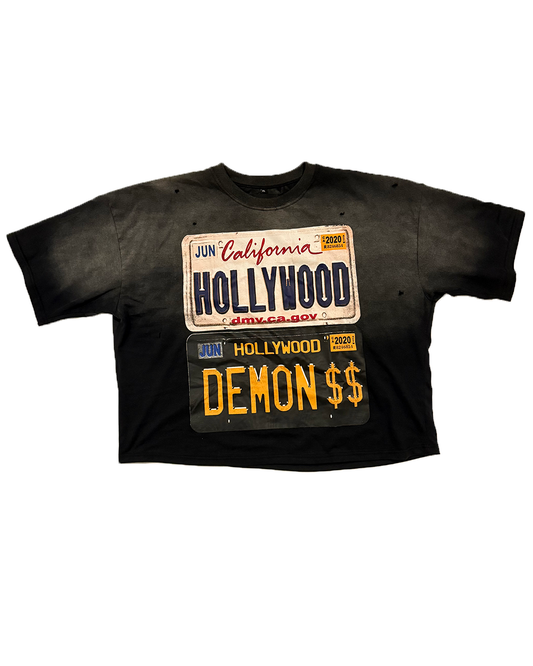 BLACK LICENSE TEE