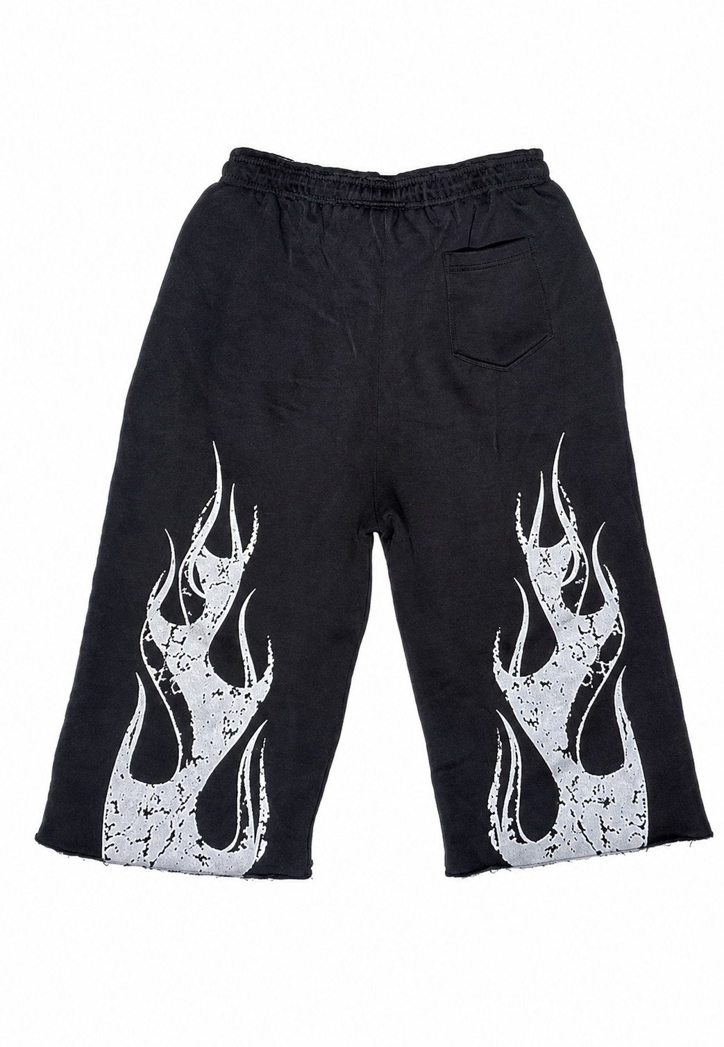 Fast Life Black Washed Sweatshorts